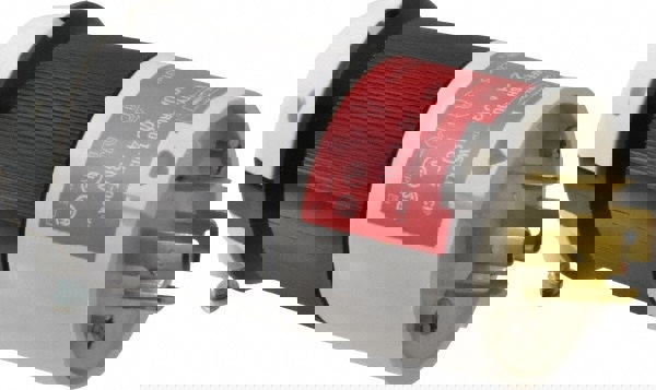 Locking Inlet: Plug, Industrial, L16-20P, 480V, Black & White